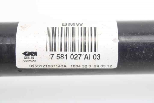 7581027 BMW Полуось задняя левая купить в Львов