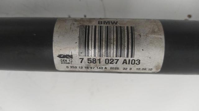 7581027 BMW Полуось задняя левая купить в Житомир
