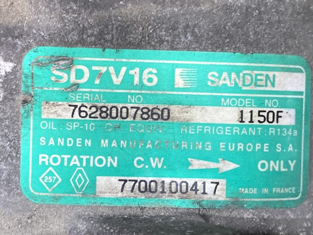 7700100417 RENAULT Компрессор кондиционера купить в Житомир