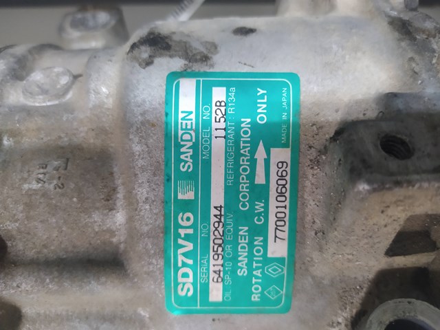 RENAULT 7700106069 Компрессор кондиционера в наличии Кривой Рог