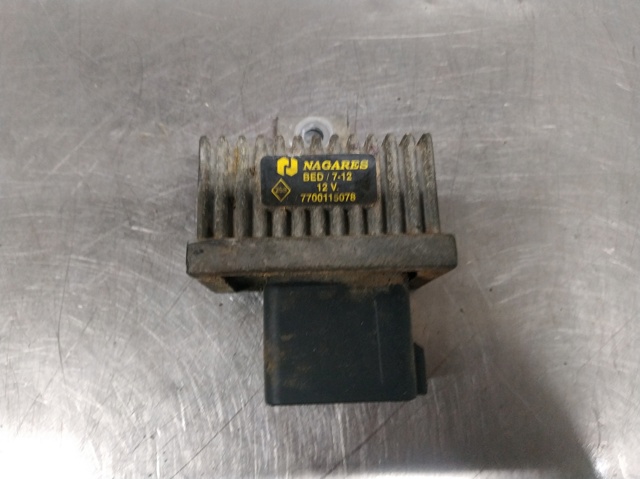 Relê das velas de incandescência 7700115078 RENAULT