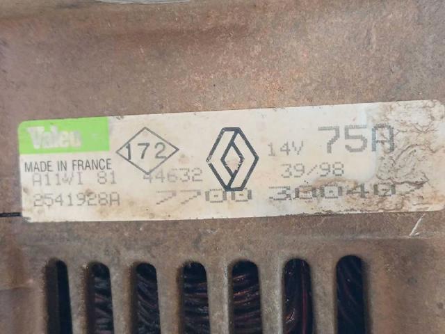 RENAULT 7700300407 Генератор в наличии Днепр