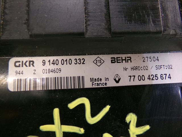 RENAULT 7700425674 Блок управления режимами отопления/кондиционирования в наличии Сумы