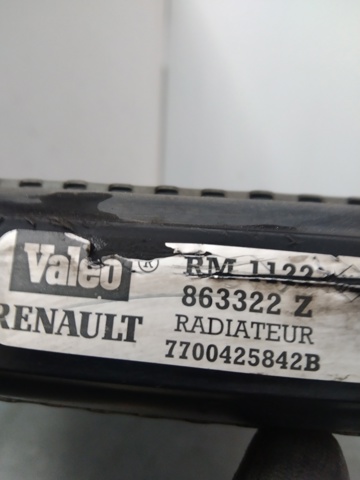 7700425842B RENAULT Радиатор купить в Украина