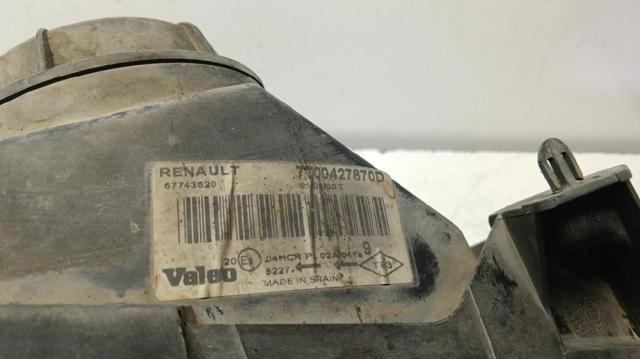 7700427870D RENAULT Фара правая купить в Ужгород