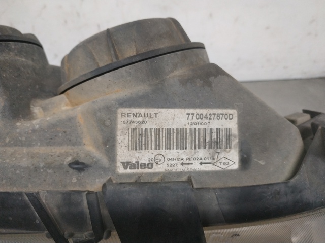 RENAULT 7700427870D Правая фара в наличии Винница