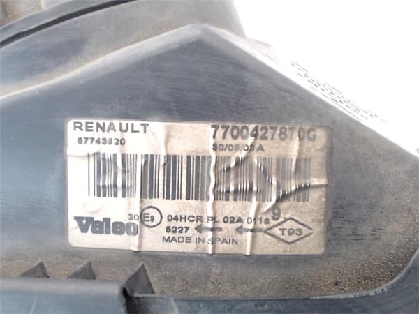 RENAULT 7700427870G Правая фара в наличии Павлоград
