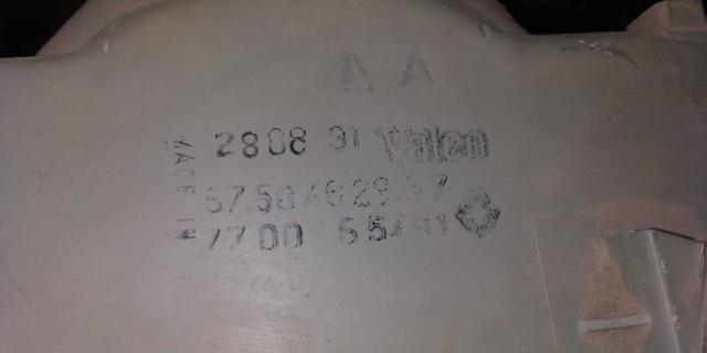 RENAULT 7700765491 Правая фара в наличии Винница