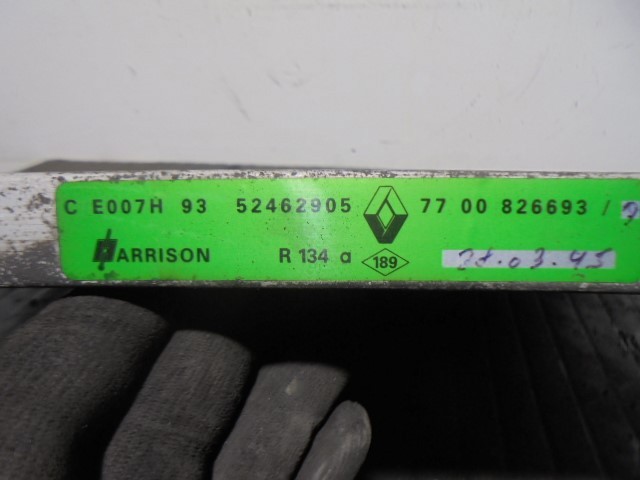 Radiador de aparelho de ar condicionado Renault Clio 1 BC57, 5357