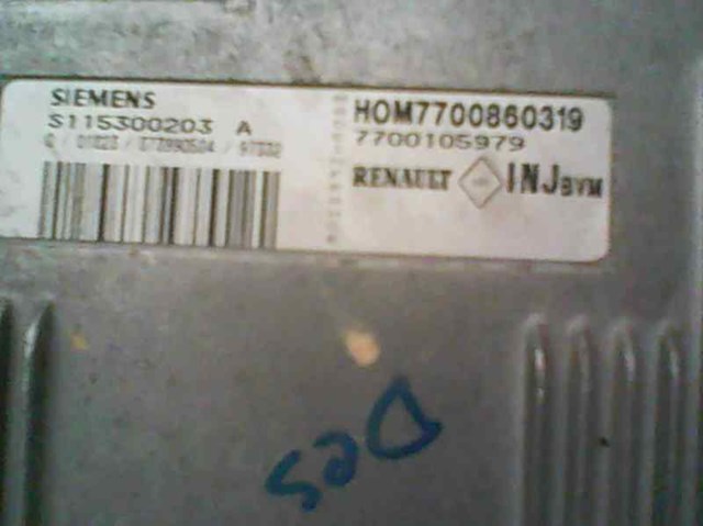RENAULT 7700860319 Блок управления двигателем в наличии Ровно