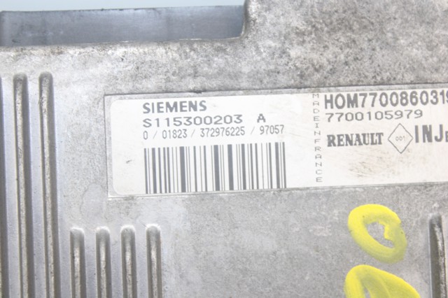 RENAULT 7700860319 Блок управления двигателем в наличии Тернополь