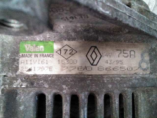 RENAULT 7700866507 Генератор в наличии Каменское