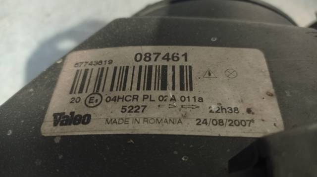 7701047184 RENAULT Фара левая купить в Кривой Рог