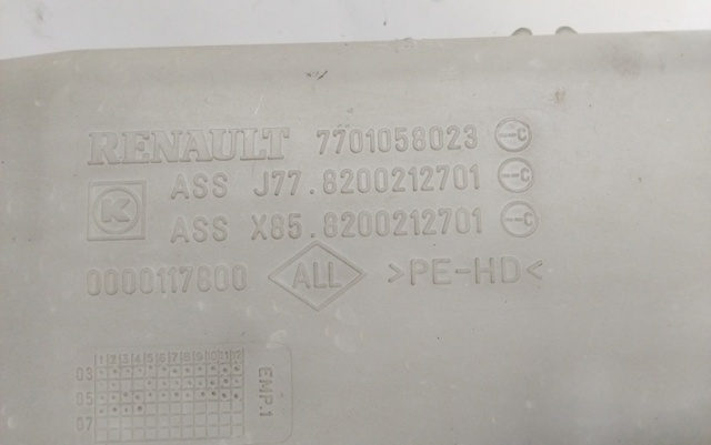 RENAULT 7701058023 Бачок омывателя в наличии Каменское
