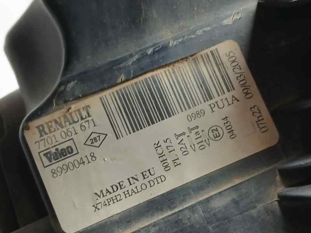 7701061671 RENAULT Фара правая купить в Ровно