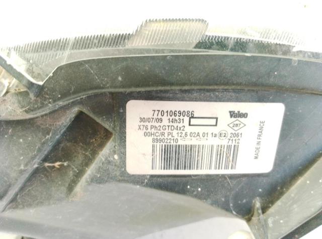 7701069086 RENAULT Фара левая купить в Днепр