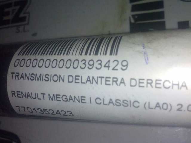 RENAULT 7701352423 Правая полуось в наличии Полтава