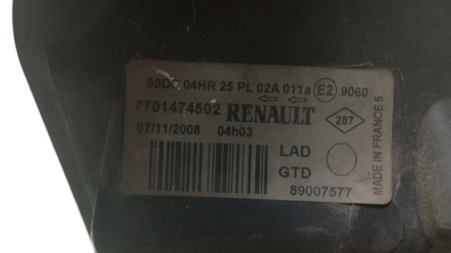 7701474502 RENAULT Фара левая купить в Днепр