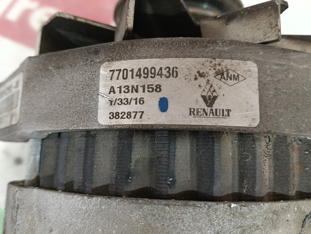 RENAULT 7701499436 Генератор в наличии Ровно