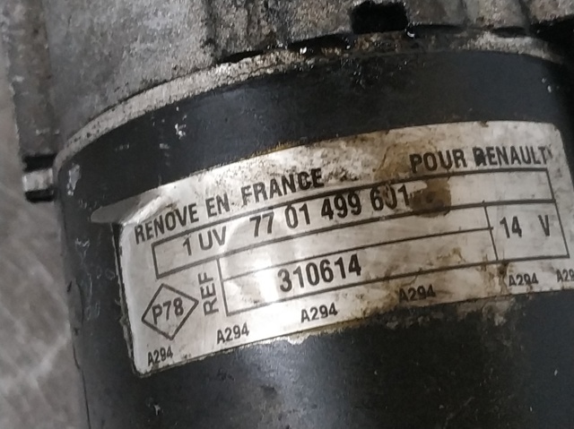 7701499601 RENAULT Стартер купить в Черновцы