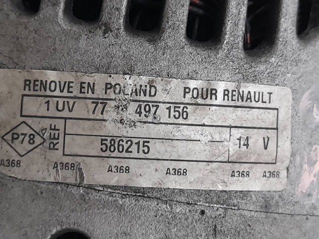 RENAULT 7711497156 Генератор в наличии Чернигов
