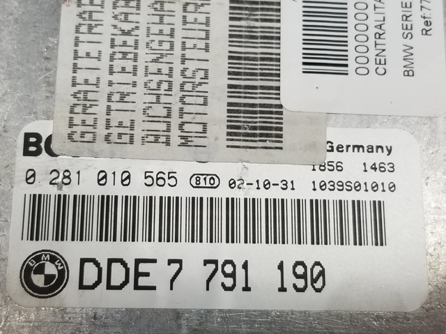 7791190 BMW Модуль управления (ЭБУ) двигателем купить в Львов