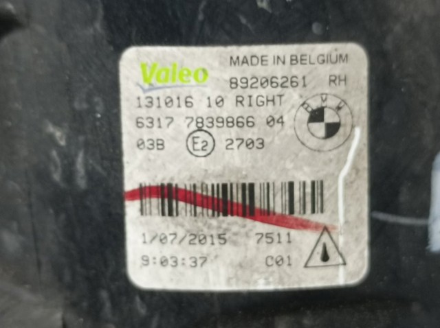 BMW 7839866 Фара противотуманная правая в наличии Киев