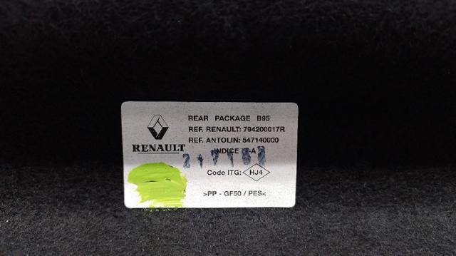 794200017R Полка салона задняя купить Одесса