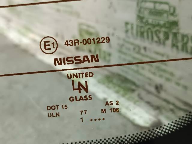 NISSAN 79700EB304 Заднее стекло в наличии Тернополь