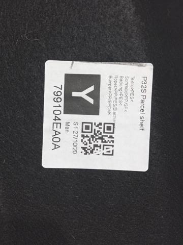 799104EA0A NISSAN Полка салона задняя купить в Тернополь