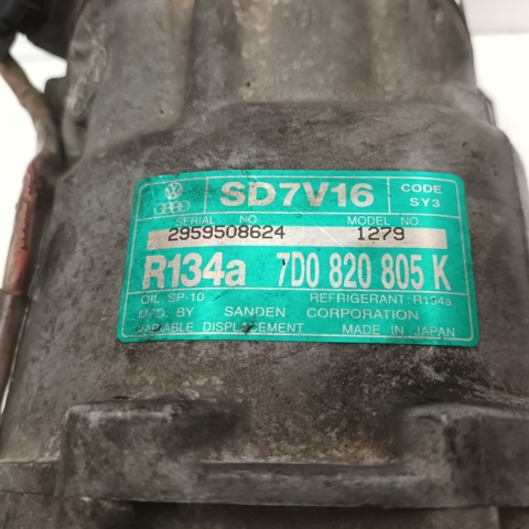 7D0820805K VAG Компрессор кондиционера купить в Черновцы