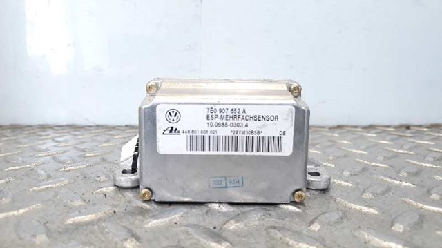 Unidade de controle do imobilizador para Volkswagen Touareg 3.0 V6 TDI BKS 7E0907652A