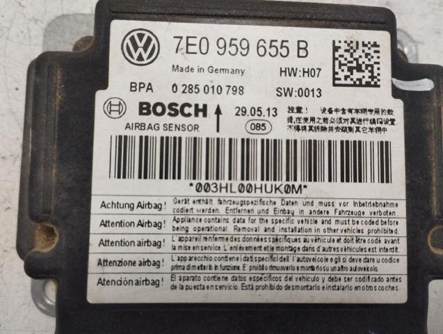 7E0959655B VAG Модуль-процессор управления подушкой безопасности (ЭБУ AIRBAG) купить в Днепр