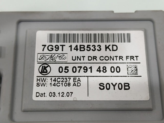 7G9T14B533KD FORD Блок комфорта передней двери купить в Чернигов