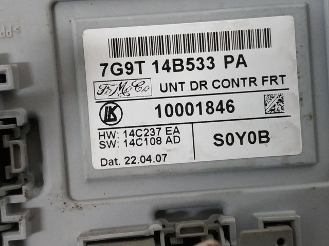 FORD 7G9T14B533PA в наличии Каменское