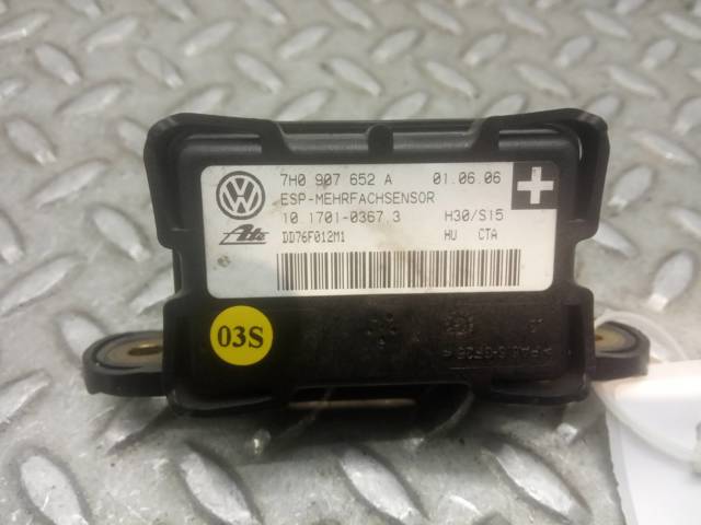 Sensor ESP para Audi Q7 (4L) V6 3.0 TDI (176KW) Ambiente / 06.09 - 12.12 Início 7H0907652A