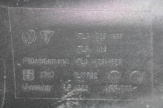 Caixa de filtro de ar Volkswagen Touareg 1 7LA, 7L6, 7L7