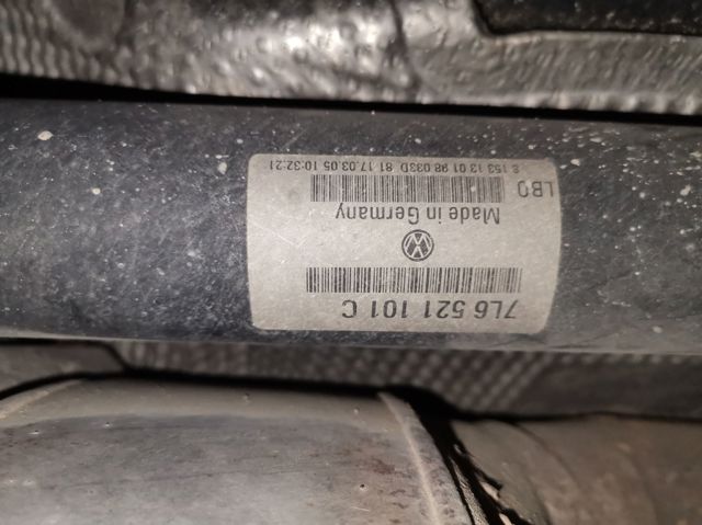 VAG 7L6521101C Кардан передний в наличии Харьков