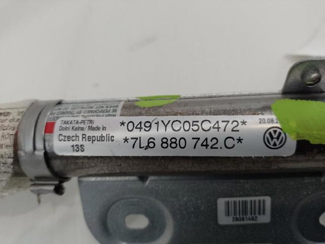 VAG 7L6880742C Подушка безопасности (AIRBAG) шторка боковая правая в наличии Чернигов