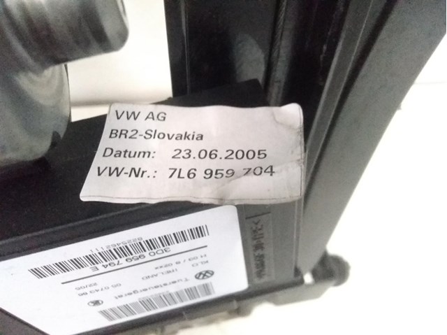 Regulador do vidro traseiro direito para Volkswagen Touareg 3.0 V6 TDI BKS 7L6959704
