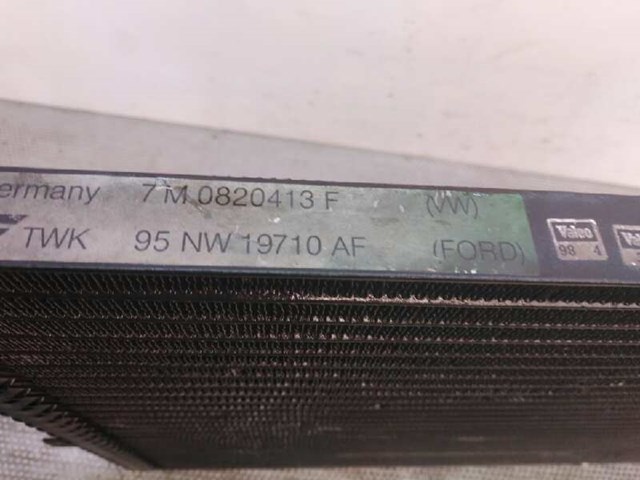 Condensador de ar condicionado / radiador para Volkswagen Sharan (7M8,7M8,7M8) (2000-2010) 1.9 TDI AFN 7M0820413F
