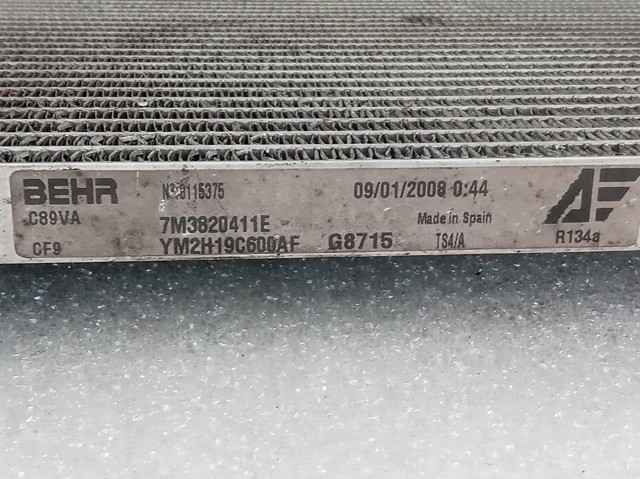 Condensador de ar condicionado / radiador para assento alhambra 1.9 tdi auy 7M3820411E