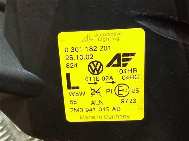 VAG 7M3941015AB Фара левая в наличии Хмельницкий