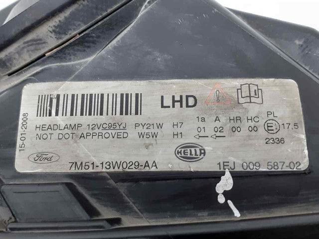 FORD 7M5113W029AA Правая фара в наличии Украина