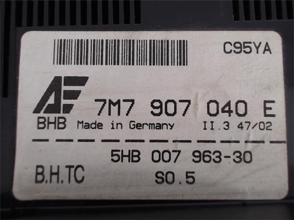 VAG 7M7907040E Блок управления режимами отопления/кондиционирования в наличии Хмельницкий