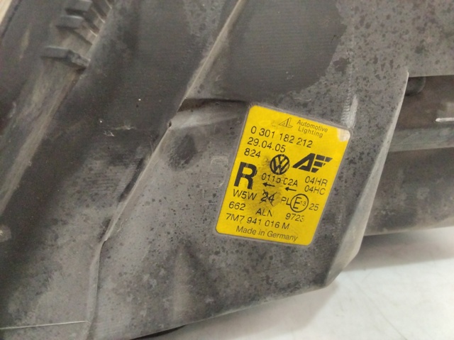 7M7941016M VAG Правая фара купить в Одесса
