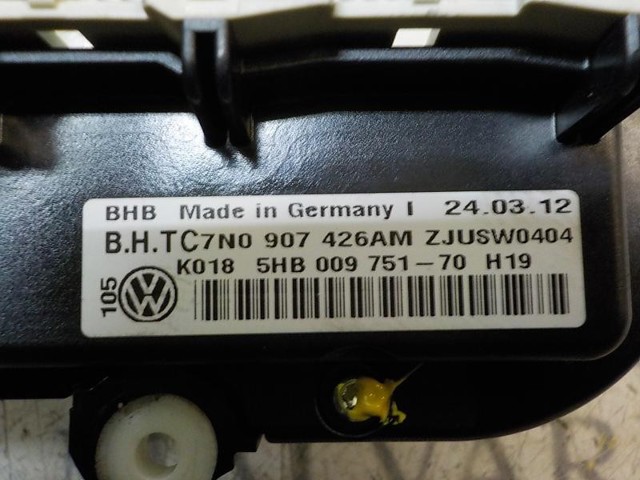 VAG 7N0907426AMZJU Блок управления режимами отопления/кондиционирования в наличии Сумы