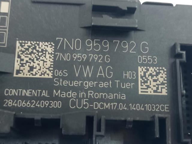 7N0959792 VAG Блок комфорта передней двери купить в Черновцы