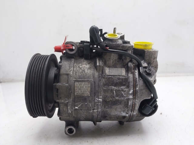 Compressor de ar condicionado para Volkswagen Touareg 3.0 V6 TDI BKS 7P0820803D