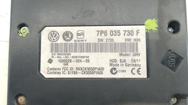7P6035730F VAG Блок управление Bluetooth купить в Ужгород